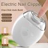 Electric Nail Clipper Cutter Automatic Nail Grinder Trimmer With LED Light USB Recharge For Baby Adult Mini Manicure Tools Nail Care