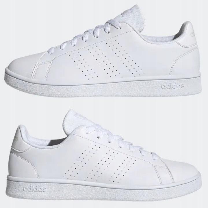 Adidas Men' Sports Shoes White Advantage Base Ee7692 42 2/3