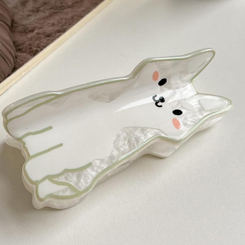 Cartoon Cats/Dogs Shape Jaw Clip Teens Ponytail Hair Claw Delicate Jaw Clip Female Makeup Taking Photo Jaw Clip Nonslip