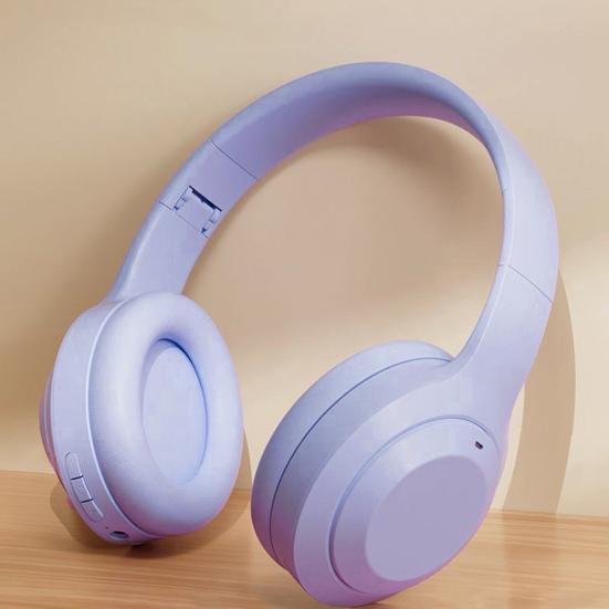 Bluetooth-compatible Headset Type-C Charging Active Noise Cancelling Over Ear Audio Wireless Headphones for Music Play TF Card Support