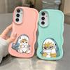 Soft Phone Cover Case for Samsung Galaxy A12 A11 A15 A14 A13 A21s A52 A16 A23 A53 A22 A33 A03 A05 A06 A04 Shark Cat