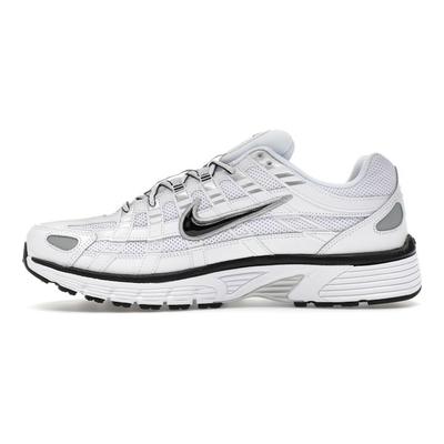 P-6000 Branco Prateado Metálico Preto Tênis Masculinos CD6404-107
