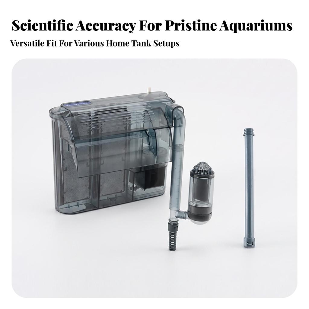 Aquarium Accessory Easy to Install Hang-on Back Filter Quiet for Home Aquariums