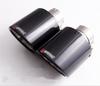1pcs Car Carbon Fiber Exhaust Tip Muffler Pipe Universal Pipes Tail 63mm 2.5"Inl