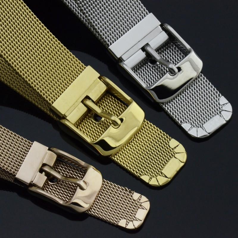 Adjustable Stainless Steel Mesh Bracelet Men Women Titanium Unisex Wristband Durable Hypoallergenic Jewelry