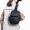 Men's Large Capacity Chest Bag Lightweight Waterproof Outdoor Sports Bag Multi-Power Crossbody Bag