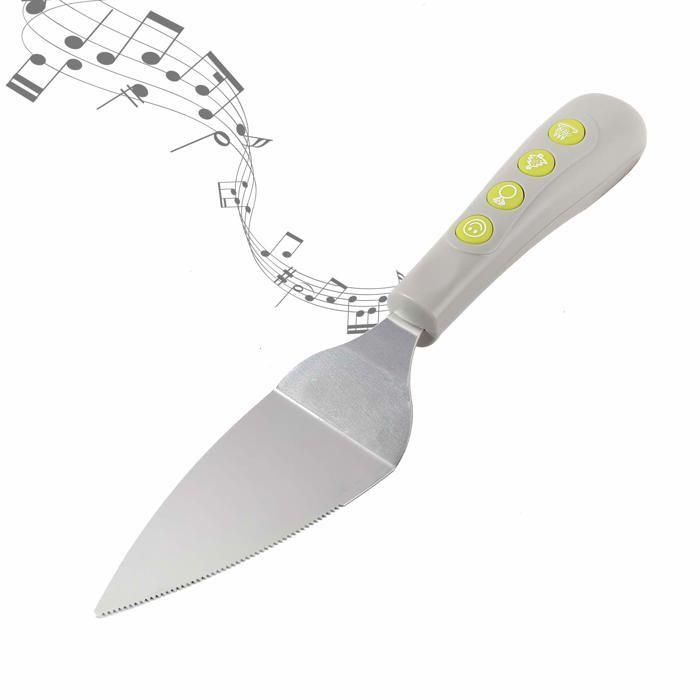 Pelle - pellon - palette - corne I-total - XL1906 - Pelle à gâteau musicale, Coupeur de gâteau avec musique, 4 chansons.