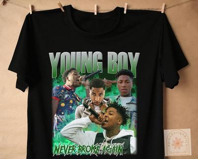 Vintage Youngboy Shirt, YoungBoy Never Broke Again Unisex T-Shirt
