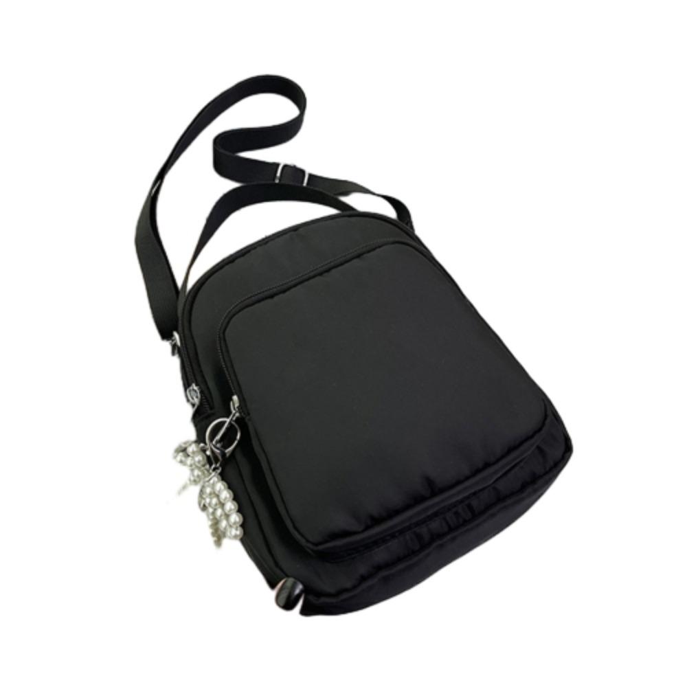 Casual Mini Square Shoulder Bag Waterproof Mobile Phone Pouch Fashion Nylon Crossbody Bag  Travel