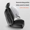 Graphene Heated Seat Cushion: Winter Plush Leather Electric Cover for Cars