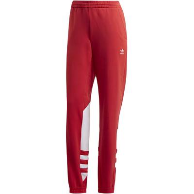 Originals Sport Lifestyle Series Color Block Logo Breathable Cuffed Casual Pants Women Bottoms Red FS1309