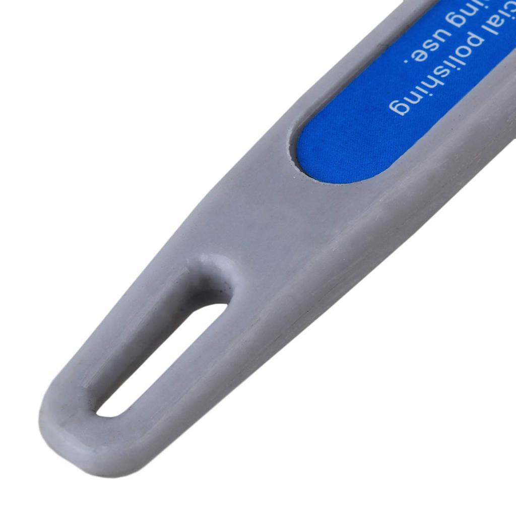 Yibuy Plastic Grit Blue Guitar Fret Crowning Luthier File Tool 1000#