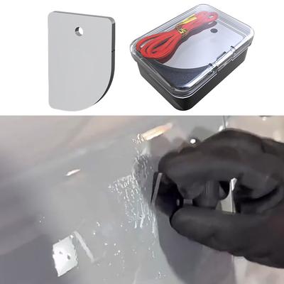 1 Pcs Auto Scratch Repair Tool Steel Car Scratch Repair Scraper Paint Applicator Stain And Dust Scraper Cleaning Tool