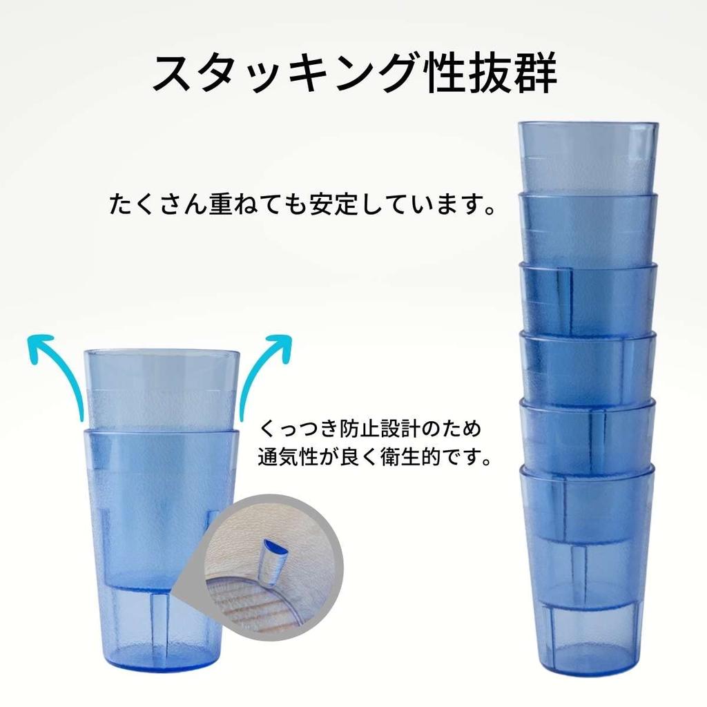 Thunder Group Tumblers, 240ml8oz, Set of 12, Commercial Grade, Shatter-Resistant, Dishwasher Safe, Non-Stick, Stackable, Lightweight Plastic