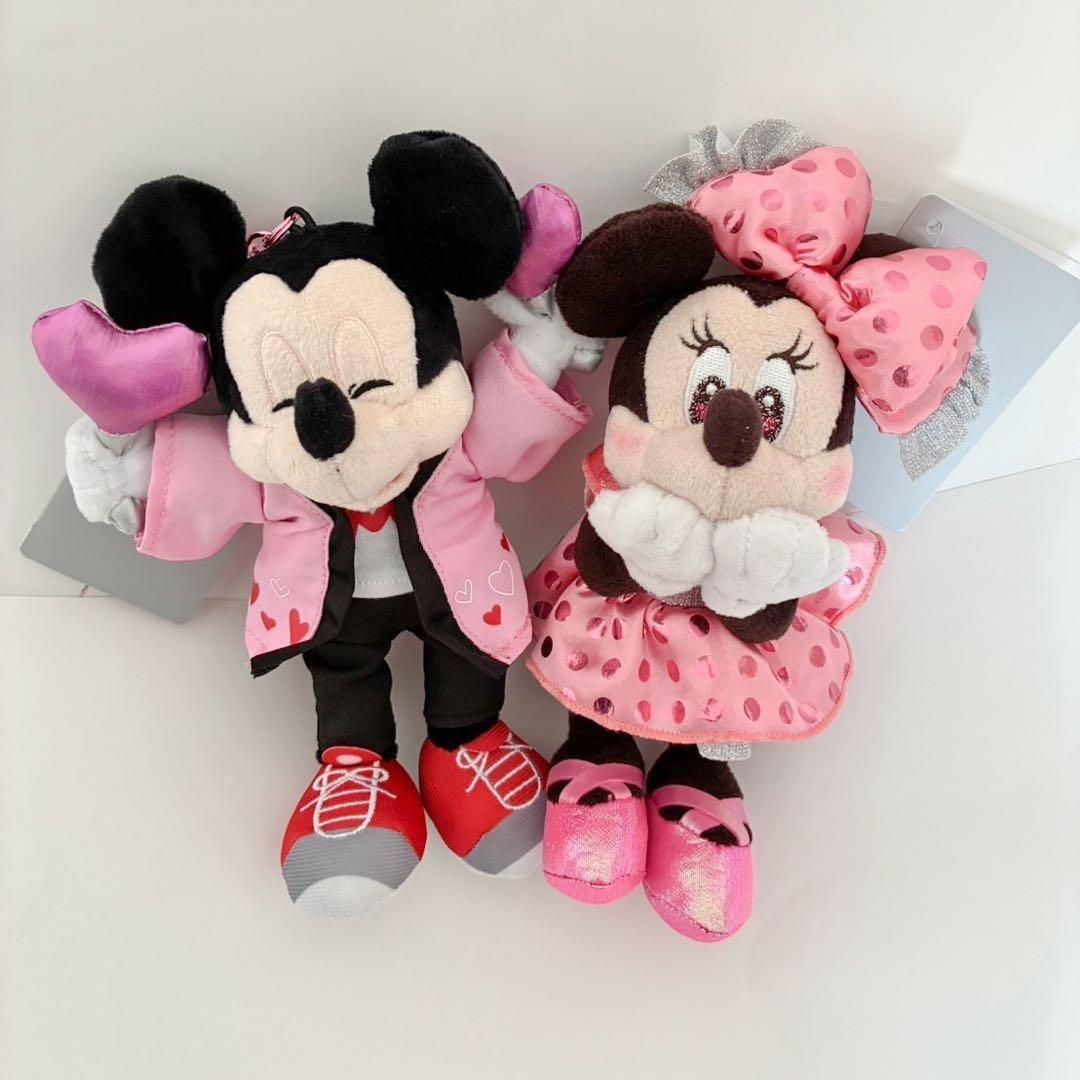 Disney store MINNIE DAY 2026 Mickey set Plush keychain Japan