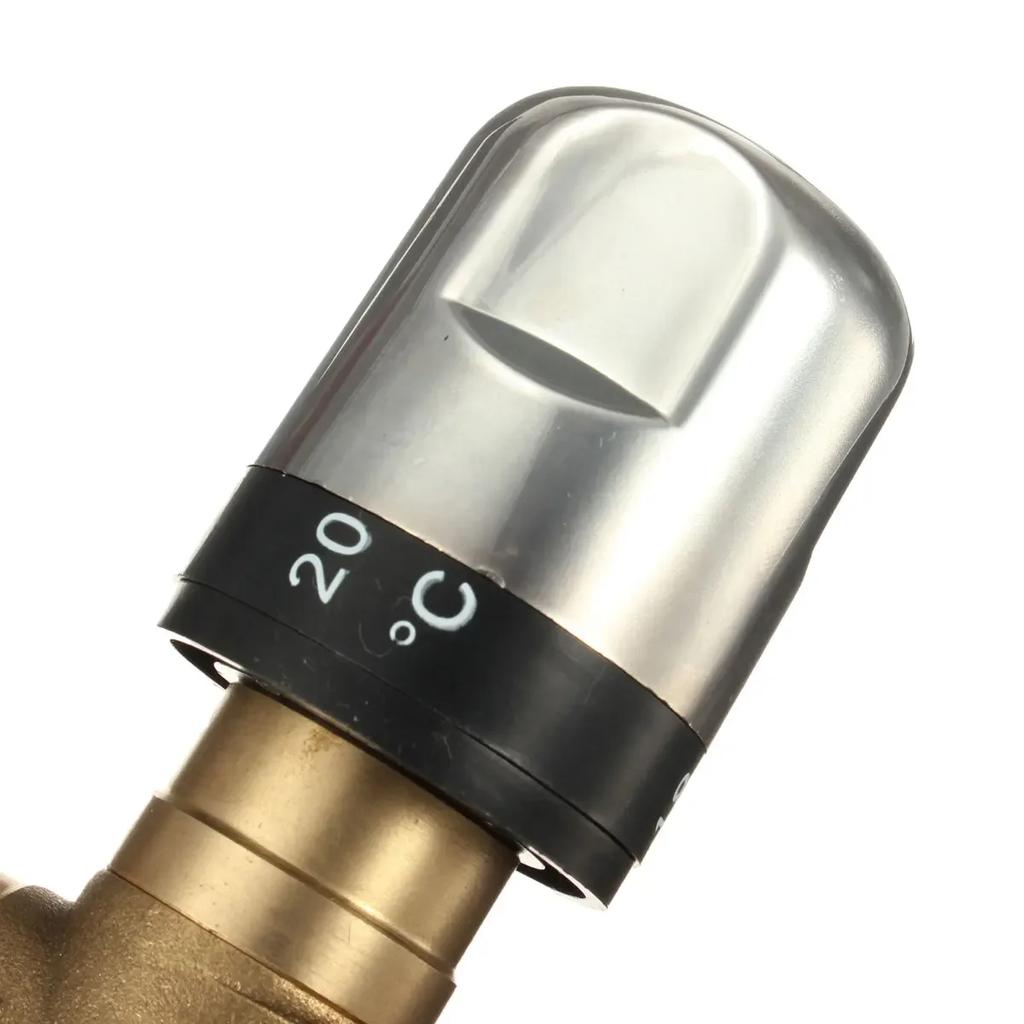 1PC Brass Pipe Thermostat Faucet Thermostatic Mixing Valve Bathroom Water Temperature Control Faucet Cartridges
