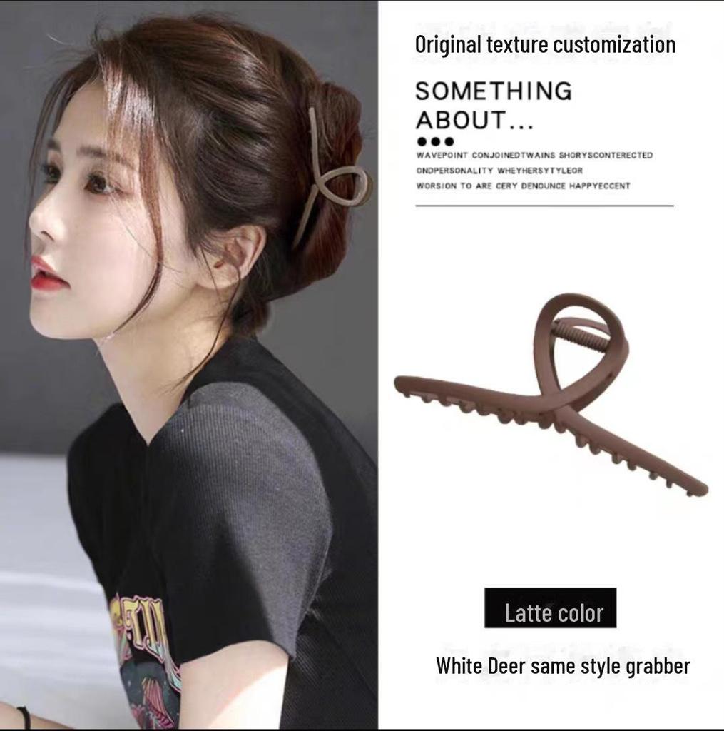 Premium Metal Hair Clip for Women - Large Summer Shark Clip, Unique Design Hairpin