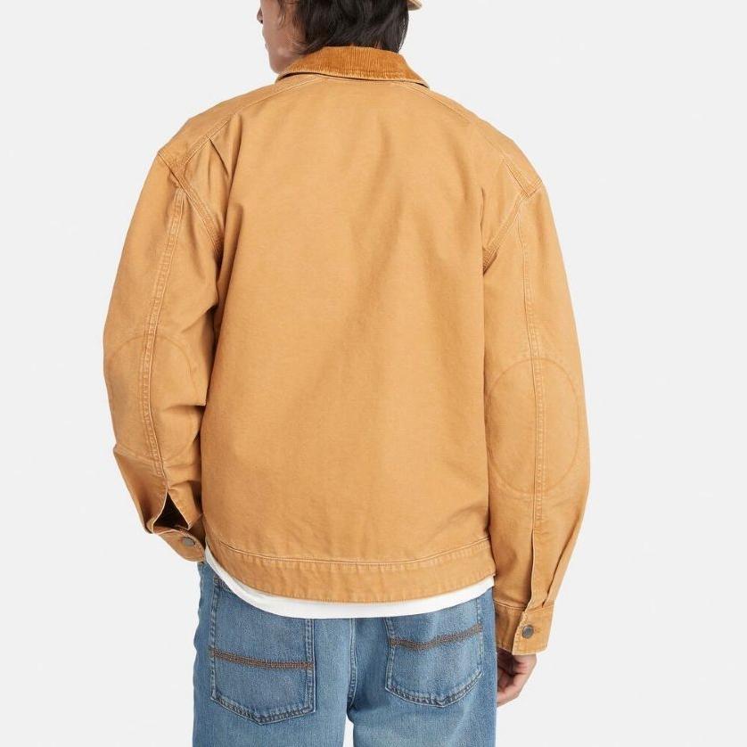 Timberland Solid Color Outdoor Casual Work Jacket Men jackets Wheat A4245-P47
