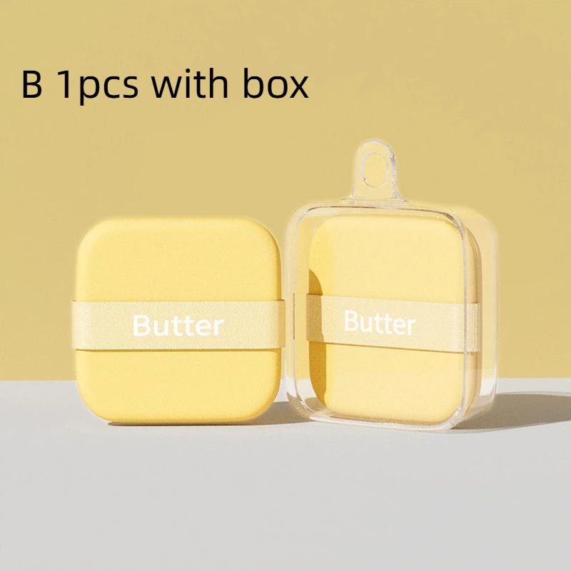 Butter Biscuit Air Cushion Puff Super Soft Becomes Bigger When Encountering Water Liquid Foundation Makeup Tool Is Double-Sided