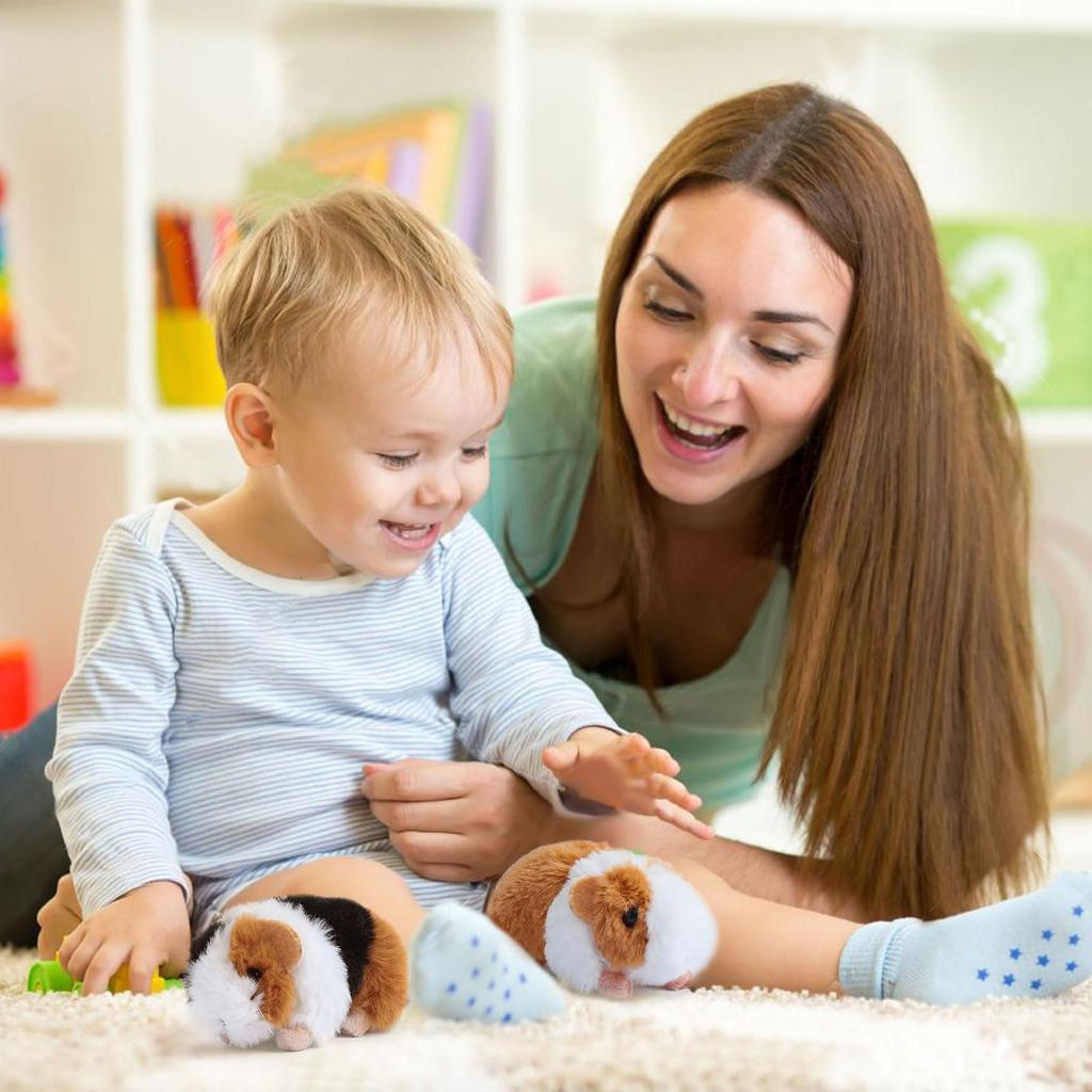 Set of 2 Cute Guinea Pig Stuffed Animals with Small Plush Toys for Party Gift Carnival and Birthday Gifts [Litherr S] Chains, Favor, Bags, Prizes,