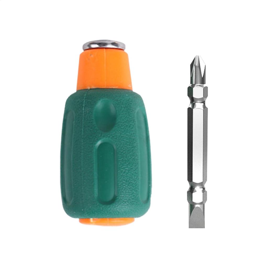 Short Handle Screwdriver Portable Encapsulation Radish Handles Flat Crosshead Screwdrivers Multifunction Repairing Tools