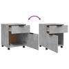 Mobiler Aktenschrank Mit Rollen Und Schubladen, Geeignet Für Flur, Wohnzimmer Und Arbeitszimmer, Schwarz 45x38x54 Cm