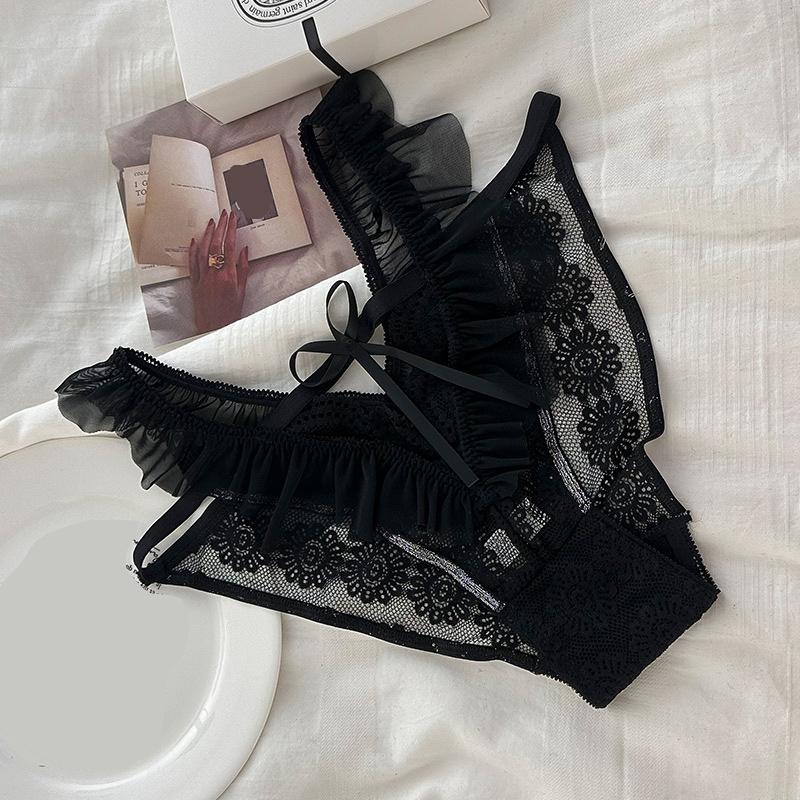 CINOON Dámské Sexy Francouzské Trojúhelníčkové Kalhotky Nové G-string Krajkové Spodní Prádlo s Nízkým Pasem Jedna Velikost Padne VšemS Prodyšné Spodní Prádlo