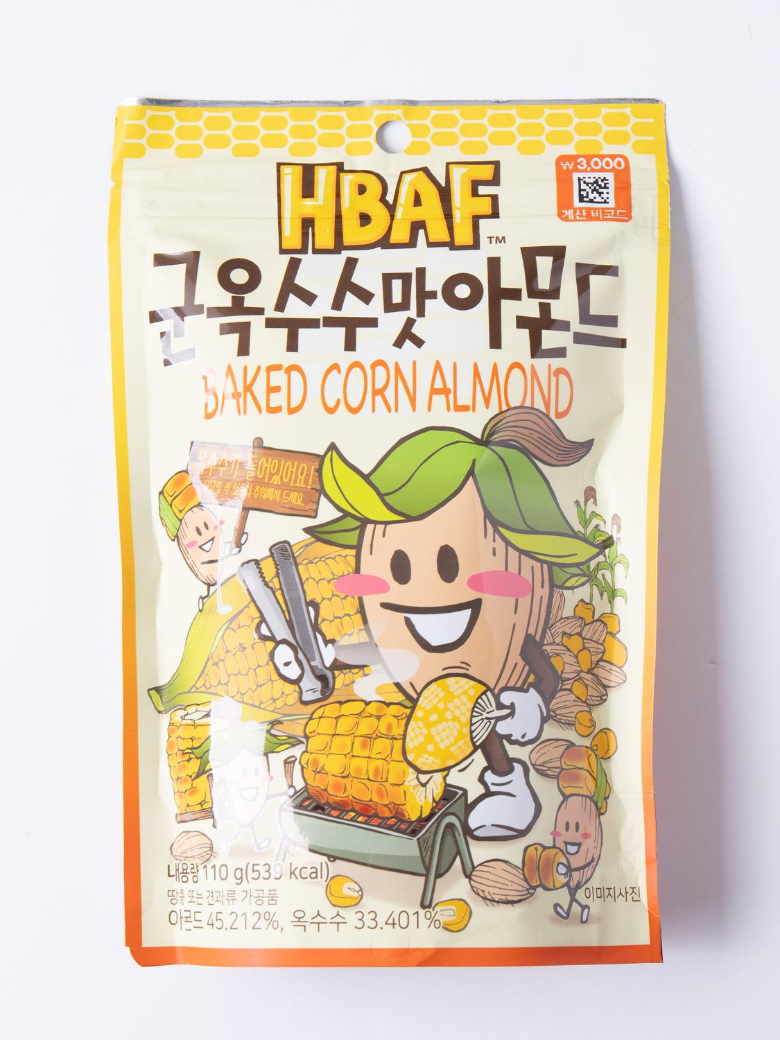 BAF Roasted Corn Flavor Almonds 110g 1ea