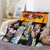 New 3D Printed Flannel Blanket Featuring R-RBD band/K-POP Style, Perfect for Home Use, Sofa Beds, or As a Birthday Gift.