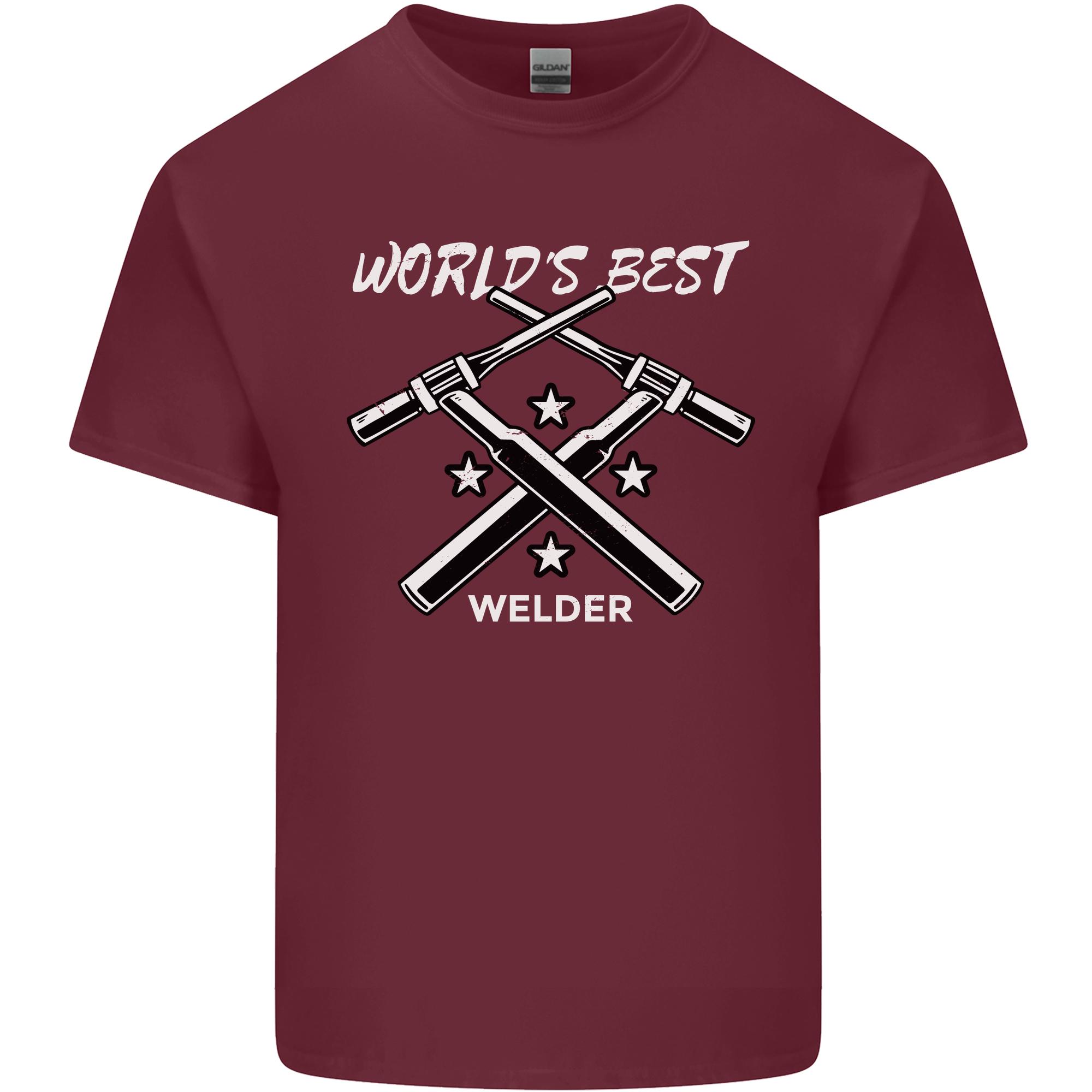 Worlds Best Welder Welding Unisexs Light Cotton TShirt S