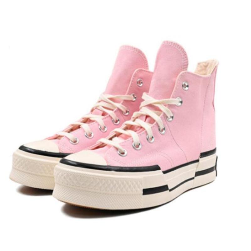 Converse Chuck Taylor All Star 1970s Trendy Versatile High-top Canvas Shoes Unisex Pink