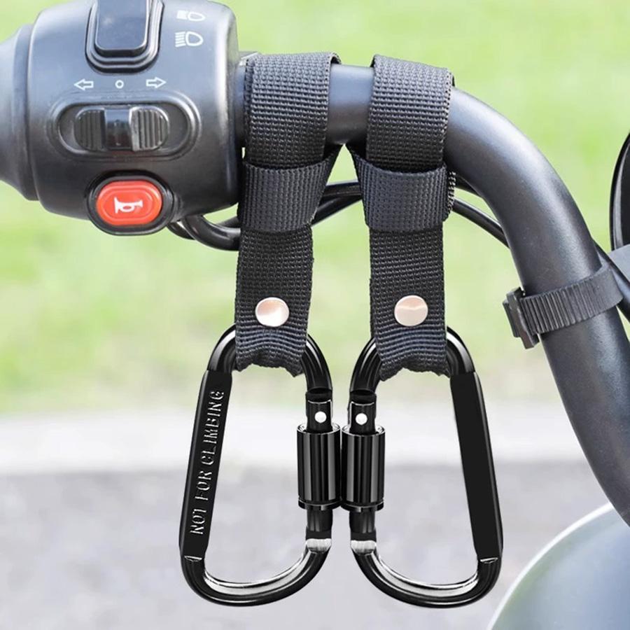 2Pcs/Set Electric Bike Hook, Front Universal Bicycle, Motorcycle Hook, Helmet Buckle, Special Electric Bike Storage чёрный