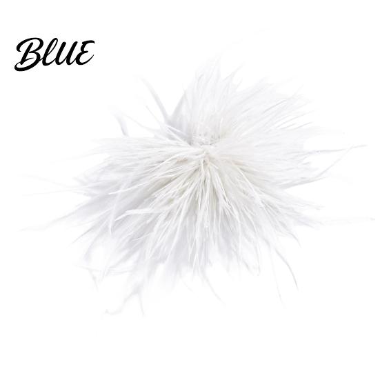 Accessoire Broche de Mariage Épingle pour Femme avec Design Plumeux Léger