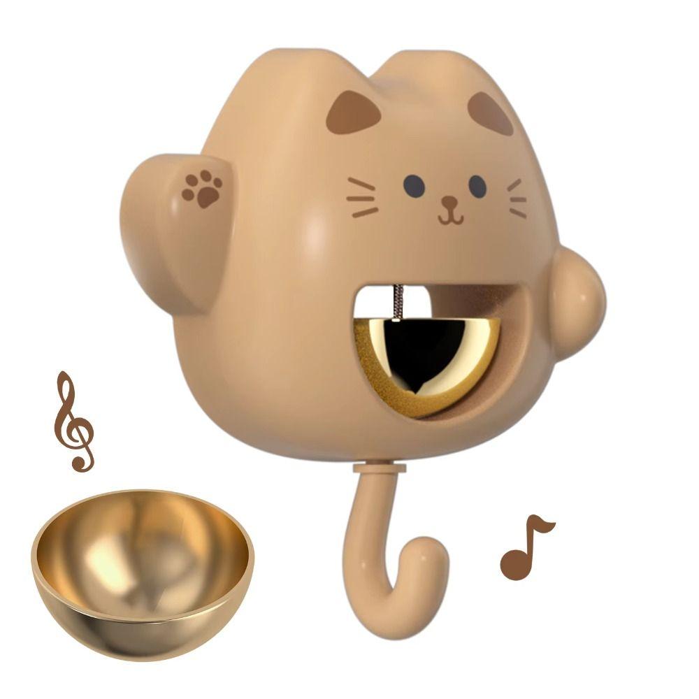 Cute Cat Magnetic Doorbell with Hook Entrance Door Bell New Wind Chime Pendant Home Decor
