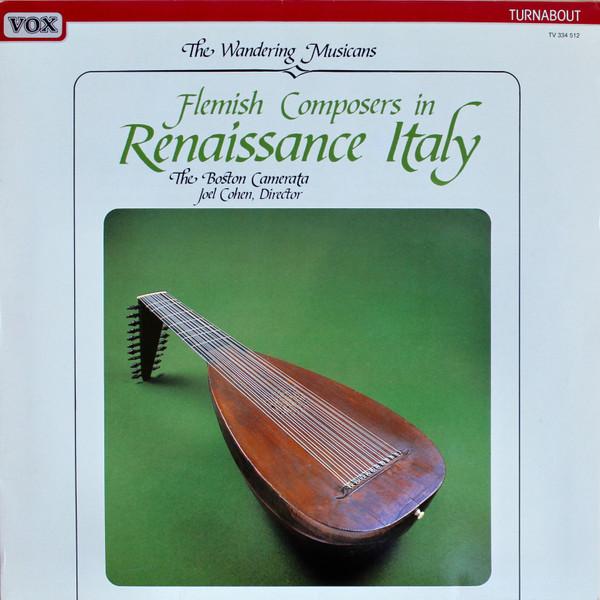 

LP Record BOSTON CAMERATA JOEL COHEN Flemish Composers In Renaissance It TV334512 VOXTurnabout 1975 Netherland Classical Used