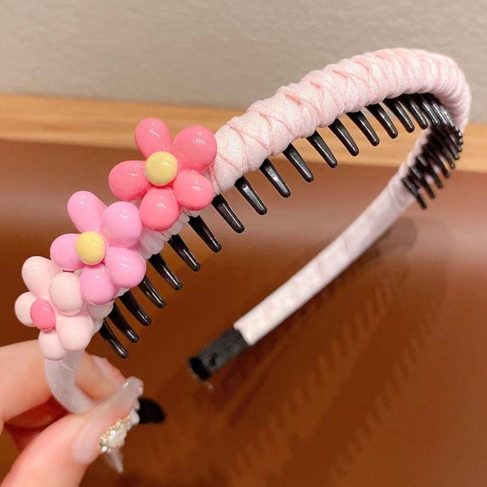 Korean Children Teethed Hair Hoop Flower  Hair Accessories   Gift