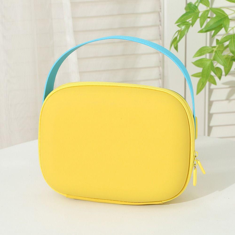 Handle Wash Storage Bag Candy Color Portable Tote Bag Simple Make Up Pouch Bag  Bathroom