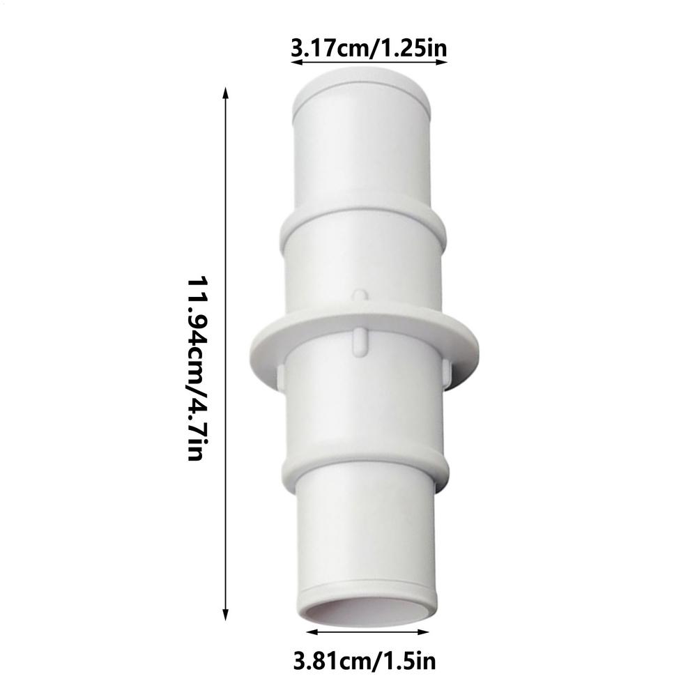 2pcs Pool Pump Hose Connector Pool Hose Adapters Over Ground Pool Hose Adapter Leak-Proof Cleaner Filter System Accessories