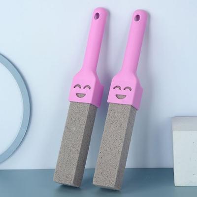 2PCS Pumice Stone Toilet Brush Bathroom WC Toilet Bowl Cleaner Wand Tile Sink BathtubStain Remove Washing Cleaning Tool