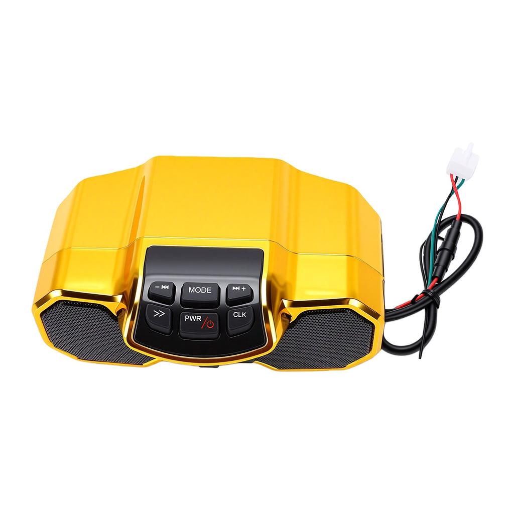 Motorcycle Speaker with MP3 Player Bluetooth Water Proof Subwoofer Motorcycle Handlebar Speaker