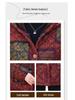 Floral Hooded Velvet Cotton Jacket for Middle-Aged & Elderly Women - Warm Winter Coat
