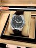 PABLO RAEZ Men's Dual Calendar Waterproof Quartz Watch with Leather Strap