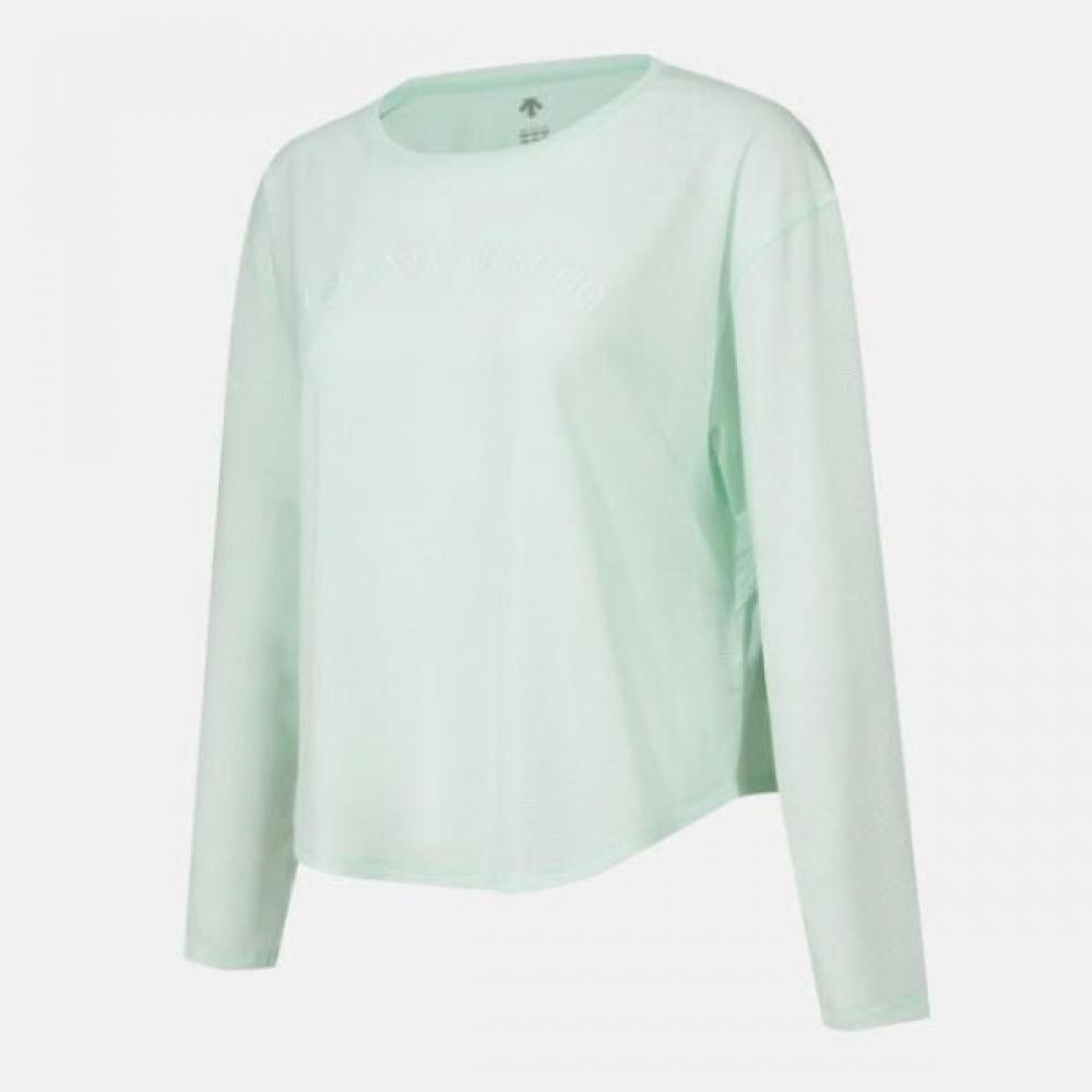 

DeScenT Футболка с длинным рукавом Cqk Sq122pTl14 MnT Женская футболка S Cover Up T minT 85