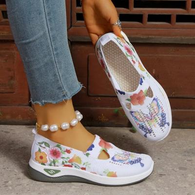 2024 New Style Versatile Hot-selling Round Toe Spring and Autumn Flat Shoes Shallow Mouth Slip-on Color Matching Women's Shoes