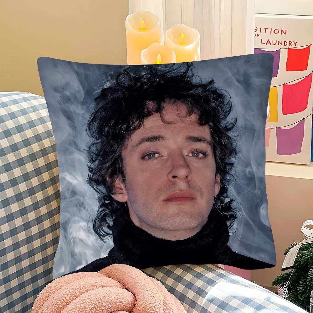 

pc GGustavo Cerati Pillow Case Fashion Square Pillowcase Bedroom Sofa Room Ins Decoration Leisure 40x40 cm