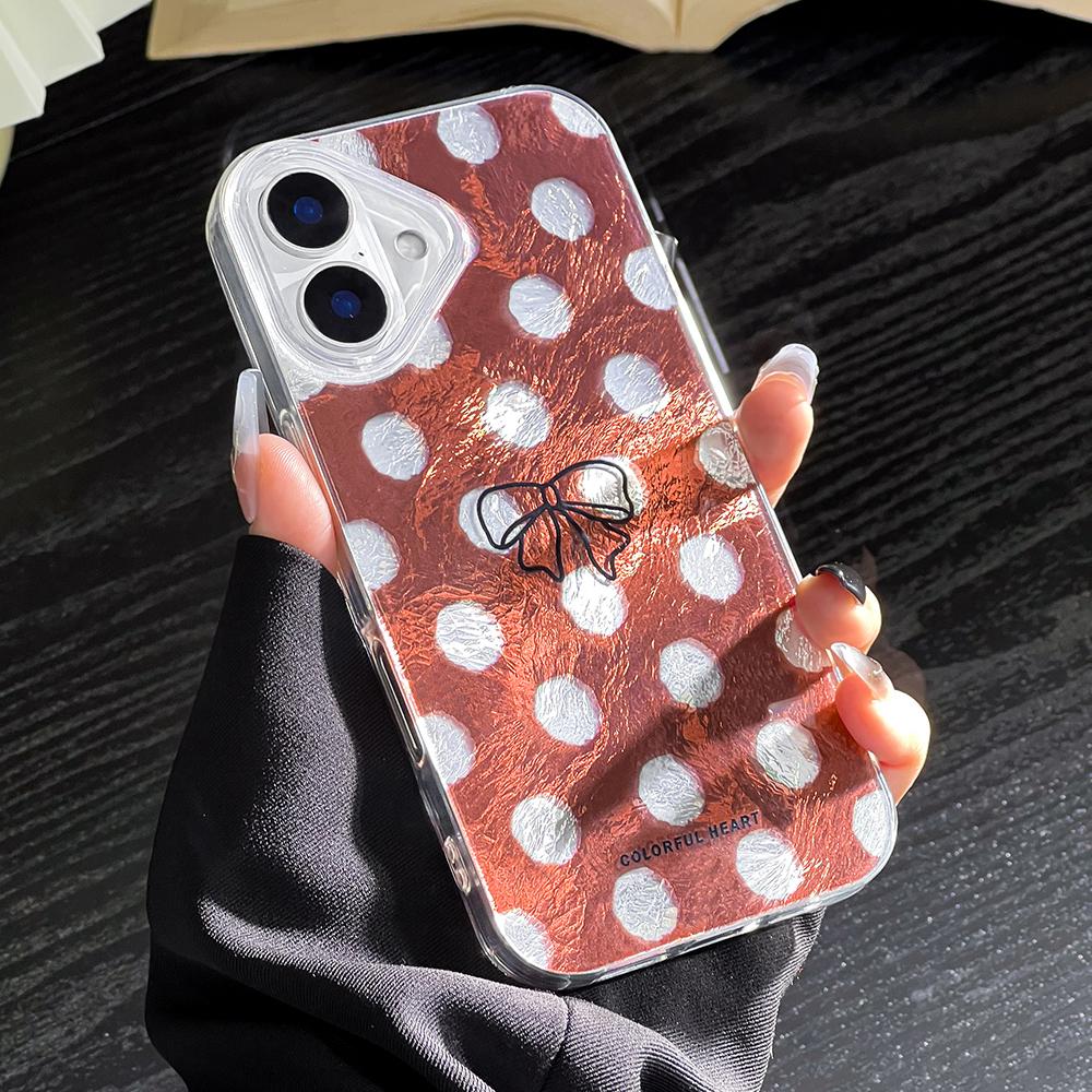 Painted Phone Case For iPhone 16 11 12 13 14 for 12 14 16 Pro 14 16 Pro Max Cute Pattern Glossy Hard Cover