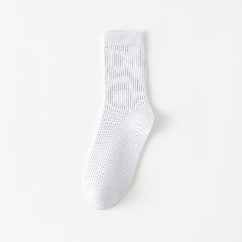 Men's Spring and Summer Thin Simple Pure Color Sweat Absorbing Breathable Socks