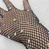Strass-Langhandschuhe Fischernetz-Langhandschuhe Damen Netz-Langhandschuhe Tanzhandschuhe