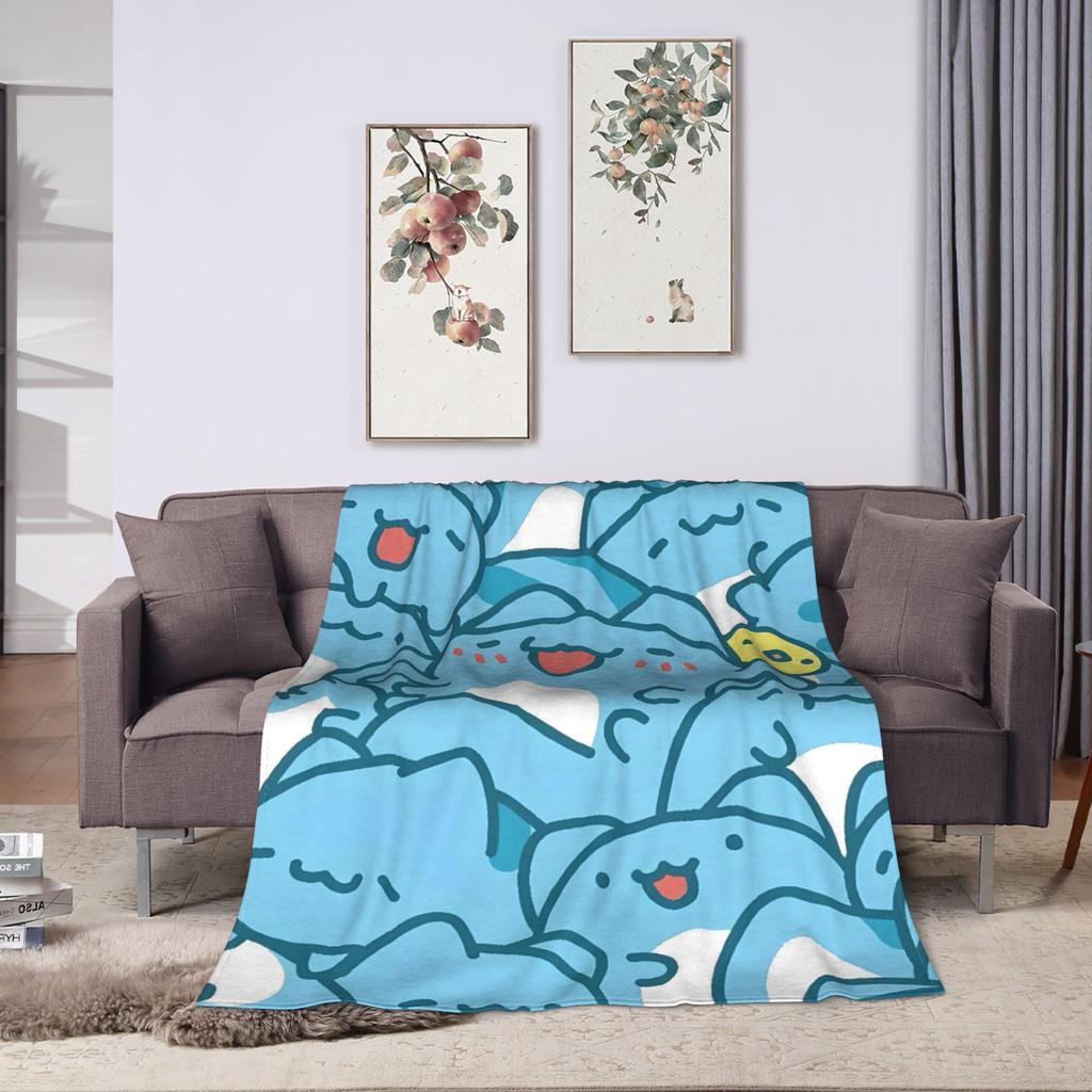 Bugcat Capoos Niedliche Decke Qualität Warm Weich Bettwäsche Überwürfe Winter Kinder Erwachsene Heimdeko Flauschige Tagesdecke