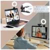 6 Inches 5 Lighting Fill Light Adjustables Brightness Multi-Purpose Video Fill Light For Laptops Photography Live Streaming